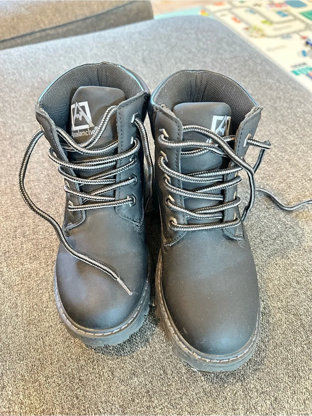 EU Avalanche Outdoor Kids Hiking Waterproof Lace-up Boots